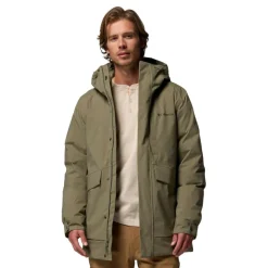 Online Columbia Street Heights parka outdoor jack heren stone green