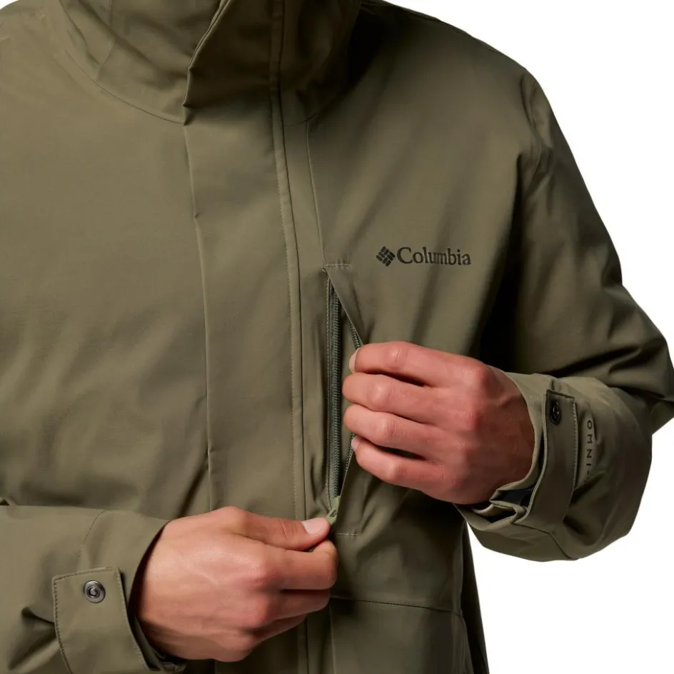 Online Columbia Street Heights parka outdoor jack heren stone green