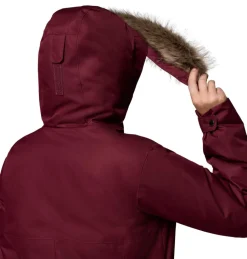 Discount Columbia Suttle Mountain parka outdoor jack dames rich wine
