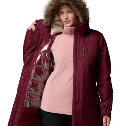 Discount Columbia Suttle Mountain parka outdoor jack dames rich wine
