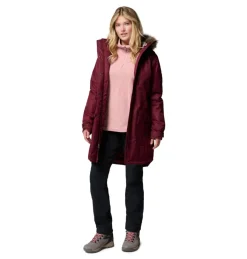 Discount Columbia Suttle Mountain parka outdoor jack dames rich wine