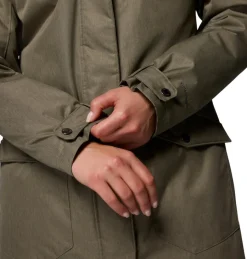 Columbia Suttle Mountain parka outdoor jack dames stone green