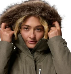 Columbia Suttle Mountain parka outdoor jack dames stone green