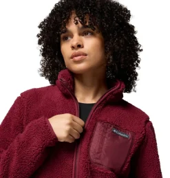 Outlet Columbia West Bend II fleece vest dames rich wine