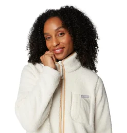 Online Columbia West Bend II fleece vest dames chalk