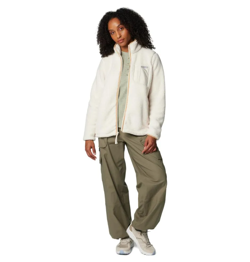 Online Columbia West Bend II fleece vest dames chalk