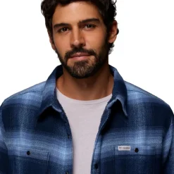 Sale Columbia Windward II overhemd heren collegiate navy