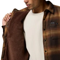 Clearance Columbia Windward II overhemd heren tobacco blurred ombre