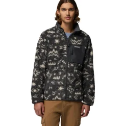 Columbia Winter Pass Reversible fleece vest heren shark peaked tonal