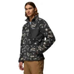 Columbia Winter Pass Reversible fleece vest heren shark peaked tonal