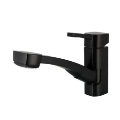 New Comet Capri mengkraan zwart met uitneembare sproeikop  boorgat 33 mm