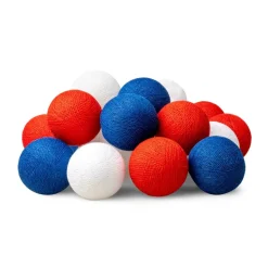 Clearance Cotton Ball Lights  Dutch Edition lichtsnoer rood wit blauw
