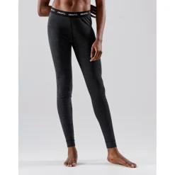 Hot Craft Core Wool Merino thermobroek dames black