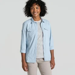 Craghoppers NosiLife Adventure III blouse dames nimbus blue