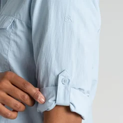 Craghoppers NosiLife Adventure III blouse dames nimbus blue