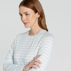 Outlet Craghoppers NosiLife Akona shirt dames nimbus blue stripe