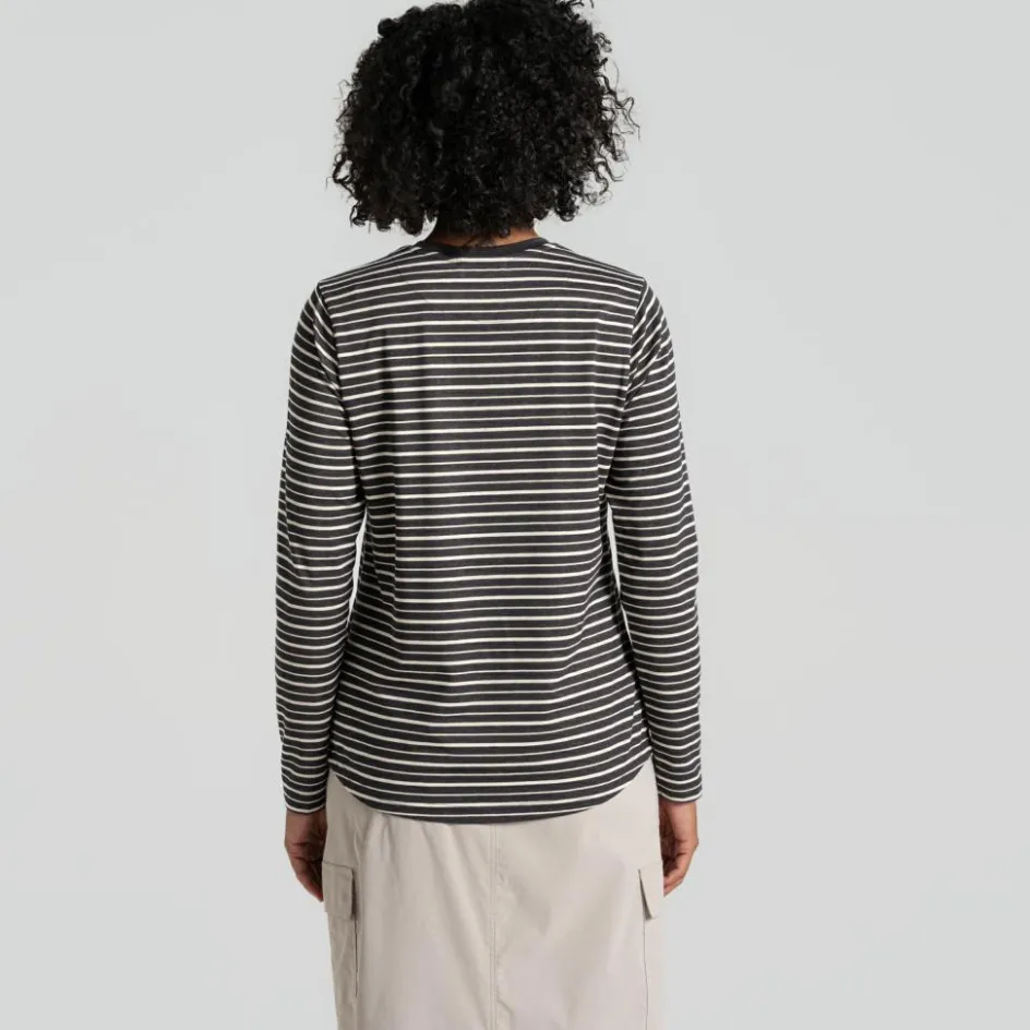 Craghoppers NosiLife Akona shirt dames charcoal stripe