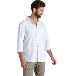 Outlet Craghoppers NosiLife Nuoro II overhemd heren white