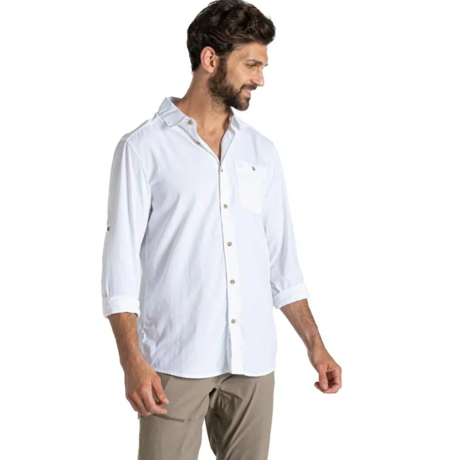 Outlet Craghoppers NosiLife Nuoro II overhemd heren white