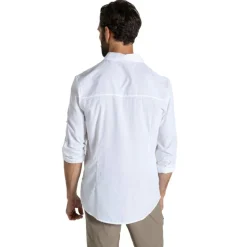 Outlet Craghoppers NosiLife Nuoro II overhemd heren white