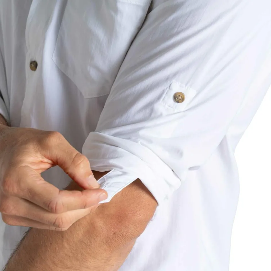 Outlet Craghoppers NosiLife Nuoro II overhemd heren white