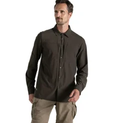 Best Craghoppers NosiLife Pro V overhemd heren woodland green