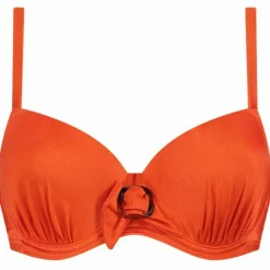 Cyell Satin Tomato Padded bikini top dames