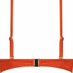 Cyell Satin Tomato Padded Wired bikini top dames