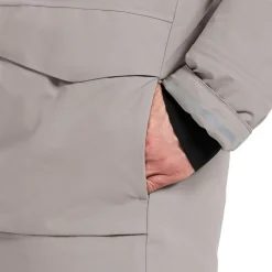 New Didriksons Akilles parka outdoor jack heren ash brown