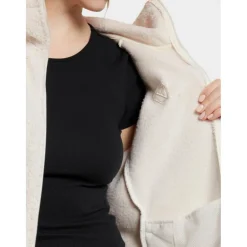 Outlet Didriksons Anniken fleece vest dames shell white