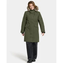 Didriksons Erika Parka outdoor jack dames deep green