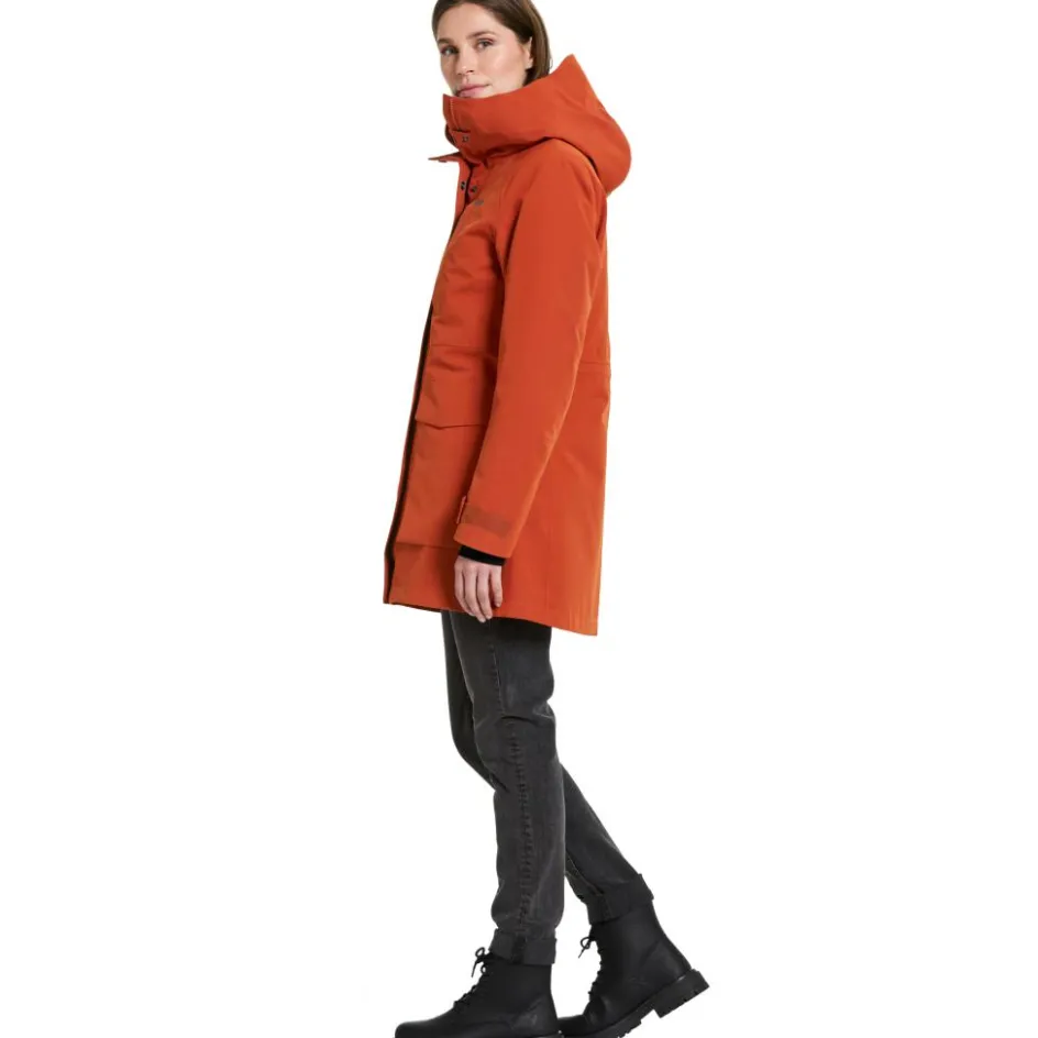 Didriksons Harriet parka outdoor jack dames rust