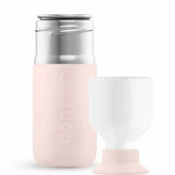 Online Dopper Steel drinkfles 350 ml soft pink