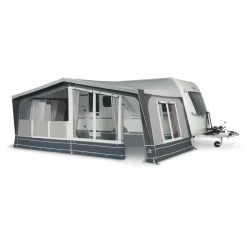 Outlet Doréma Diamond XL300 De Luxe voortent 25 mm stalen frame  antraciet