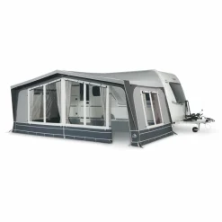 Outlet Doréma Diamond XL300 De Luxe voortent 25 mm stalen frame  antraciet