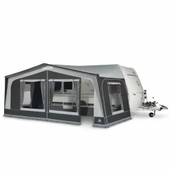 Sale Doréma Monza 240 DeLuxe voortent 25 mm stalen frame  antraciet