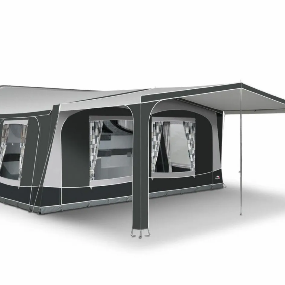 Doréma Palma voortentluifel 25 mm aluminium frame antraciet