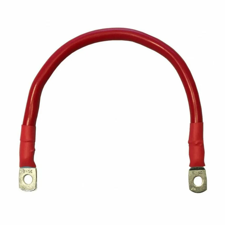 DWS Accukabel M8-M8 25 mm² rood 0,5 meter