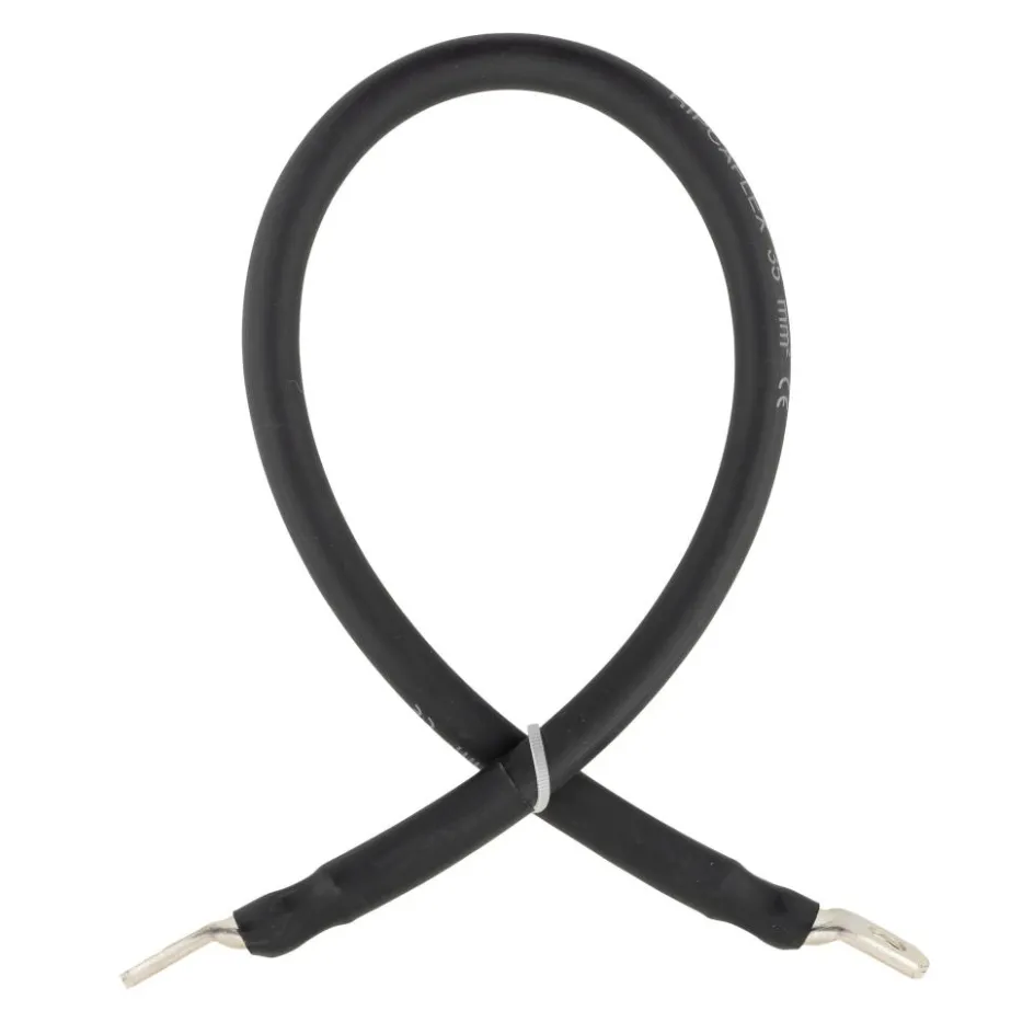 Online DWS Accukabel M8-M8 35 mm² zwart 0,5 meter