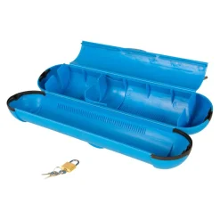 DWS Camping CEE Stekker veiligheidsbox blauw