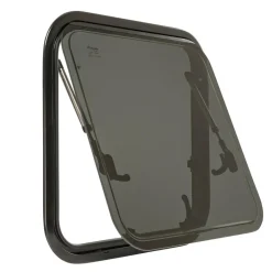 DWS Camping  Klapraam getint inclusief combihor wit 500 x 500  mm