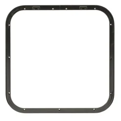 DWS Camping  Klapraam getint inclusief combihor wit 500 x 500  mm