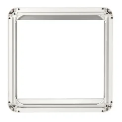 DWS Camping  Klapraam getint inclusief combihor wit 500 x 500  mm