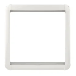 DWS Camping  Klapraam getint inclusief combihor wit 500 x 500  mm