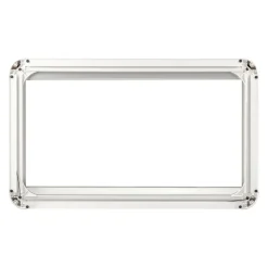 DWS Camping  Klapraam getint inclusief combihor wit 700 x 350  mm