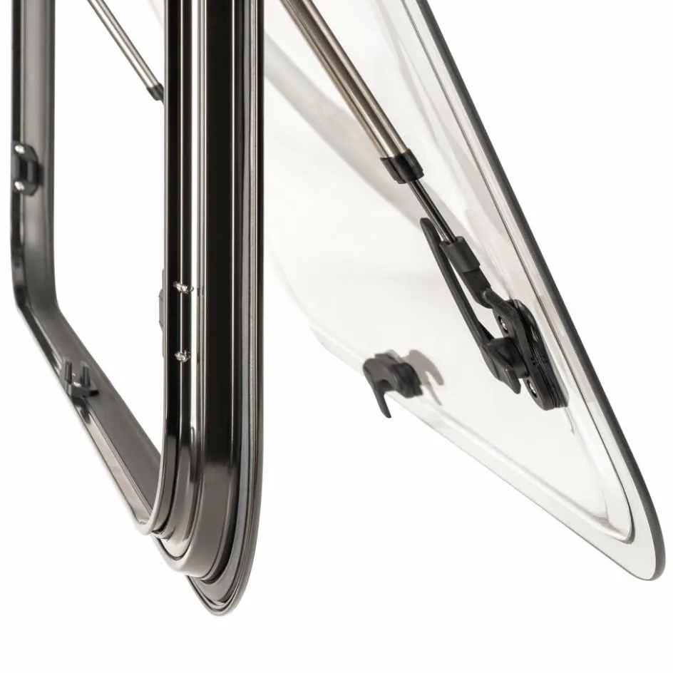 DWS Camping Klapraam transparant inclusief combihor wit 500 x 300 mm