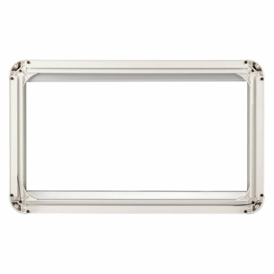 DWS Camping Klapraam transparant inclusief combihor wit 500 x 300 mm