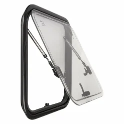 Outlet DWS Camping  Klapraam transparant inclusief combihor wit 500 x  500 mm