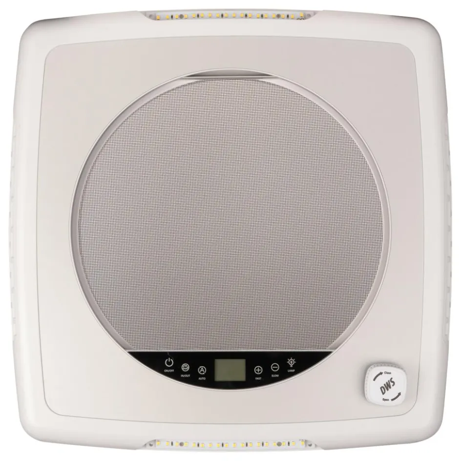 Online DWS Camping Plus Fan dakventilator 40 x 40 zwart