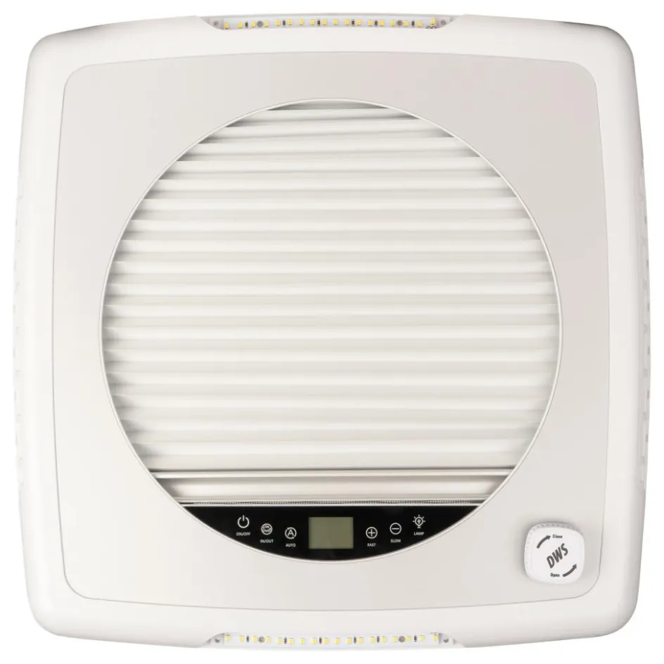 Online DWS Camping Plus Fan dakventilator 40 x 40 zwart